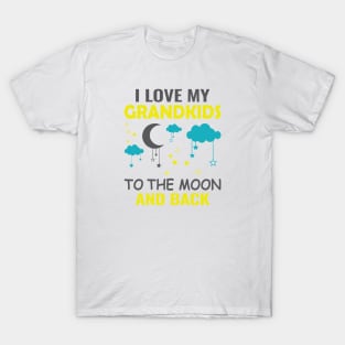 I love my grandkids to the moon and back T-Shirt